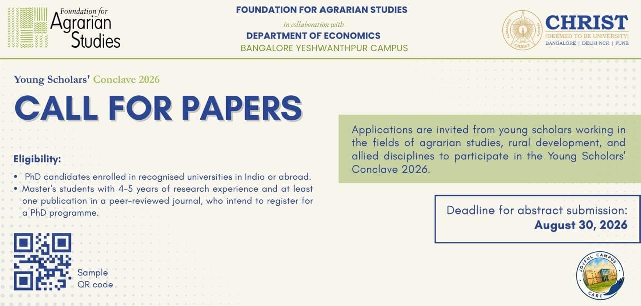 Young Scholars' Conclave poster